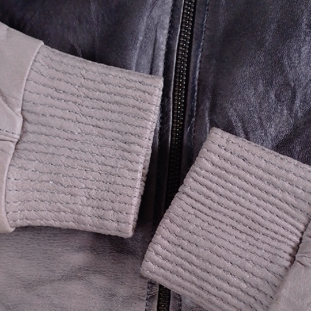 DANIER Gradient Black and Grey Women's Jacket - Picture 3 of 12